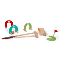 MAMAMEMO Wooden Mini Golf Set