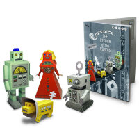 Happy Paper Toy Book Return of the Robots