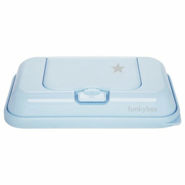 Funkybox Feuchttücherbox To Go Pale Blue mit Stern