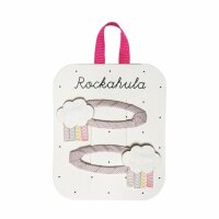 Rockahula KidsHAir Clips White Rainy Cloud Pastel RAin