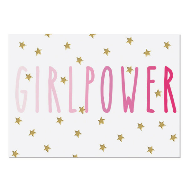 Krima und Isa Postcard Greetig Card Girlpower
