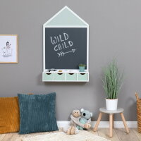 Musterkind Wandtafel Kreidetafel Juncus Weiß Mint