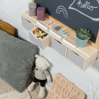 Musterkind Juncus Kreidetafel Natur Warmgrau