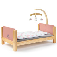 Musterkind Doll Bed Barlia Rose Natural