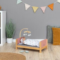 Musterkind Doll Bed Barlia Rose Natural