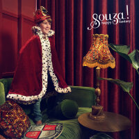 Souza for Kids Cape Cloak King Louis Red