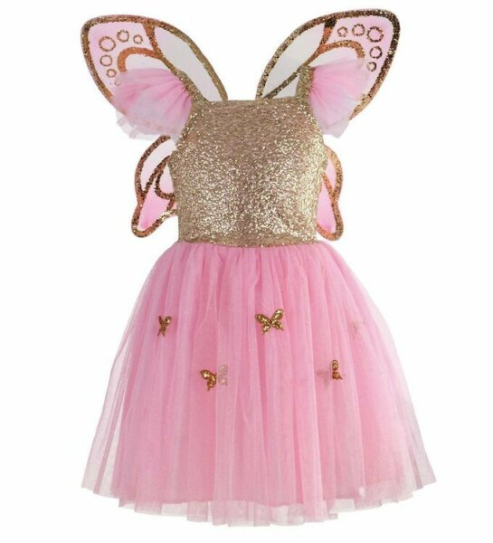 Great Pretenders Costume Dress Butterfly with Wings