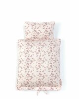 Doll Bedding with Butterfly in Rose
