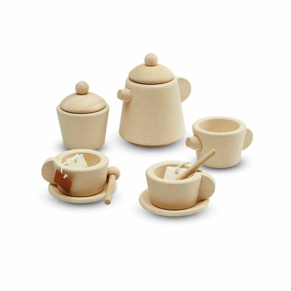 Plantoys Tea Set Natural