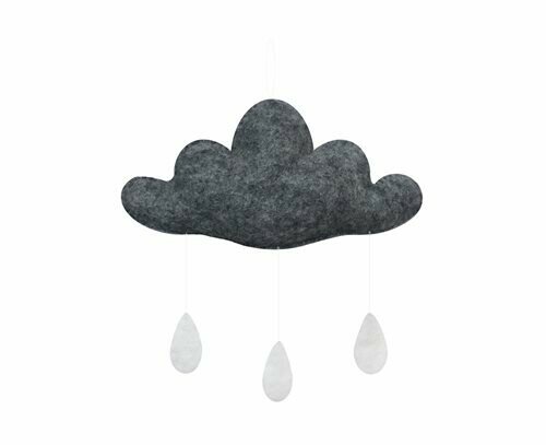 Gamcha Mobile Cloud with Drops Natural Grey