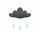 Gamcha Mobile Cloud with Drops Natural Grey