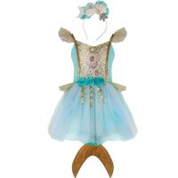 Great Pretenders Costume Mermaid Dress Mermalicious with Headband