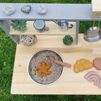 Muddy Buddy Mud Kitchen Starter Cloudy Grey / Natural