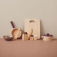 Cook Ware Set Wood Kids Concept