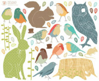 Love Mae Studios Wall Sticker Forest Animals
