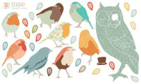 Twitters for Boys Wall Sticker