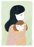 Marta Abad Blay Print Embrace Mia - 50 x 70cm