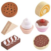 Plantoys Bakery Stand Wooden Set