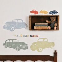 Vintage Cars Wall Sticker