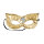 Souza for Kids Dress Up Super Hero Mask Gold