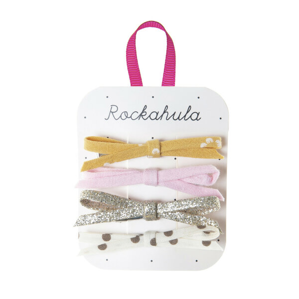 Rockahula Kids Crocodile Clips Magical Forest Skinny Bow 