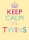 Keep Calm Its Twins Karte