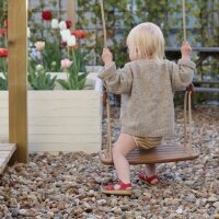 Lillagunga Outdoor Classic Walnut Kinderschaukel aus Walnussholz