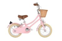 Bobbin Gingersnap Childrens Bike in 12 inch Blossom Pink