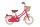 Bobbin Gingersnap Childrens Bike in 12 inch Cerise Pink