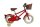 Bobbin Kinderfahrrad Moonbug Rot 12 Zoll