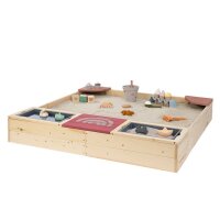 Muddy Buddy Sandkasten Beach Rebel Natur Puderrosa