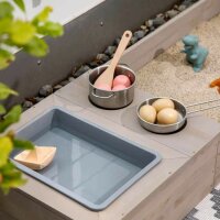 Muddy Buddy Sandkasten Flexy Style Warmgrau Ocker