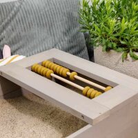 Muddy Buddy Sandkasten Flexy Style Warmgrau Ocker