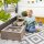 Muddy Buddy Sandkasten Flexy Style Warmgrau Ocker