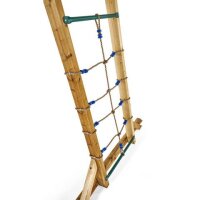 Plum Wooden Monkey Bars Stand-Alone Climbing Frame
