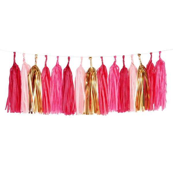 Tassel Garland in Pink