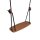 Lillagunga Outdoor Classic Walnut Kinderschaukel aus Walnussholz Schwarz Raumhöhe 2.0 - 2.8 m ohne Baumset