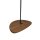 Lillagunga Outdoor Tellerschaukel Disco Walnuss Raumhöhe 2.0 - 2.8 m ohne Disco Set