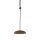 Lillagunga Outdoor Tellerschaukel Disco Walnuss Raumhöhe 2.0 - 2.8 m ohne Disco Set