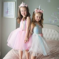 Great Pretenders Kinderverkleidung Body Regenbogen Pink 5 - 6 Jahre