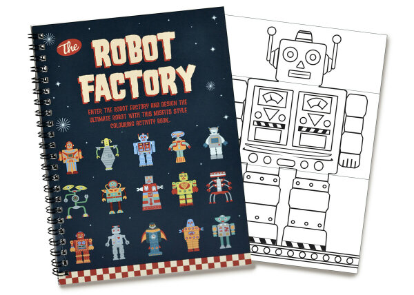 Clockwork Soldier Colouring Activity Book The Robot Factory