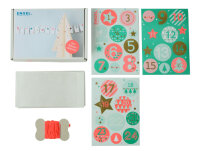 DIY Advent Calendar Gift Bags with Stickers