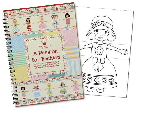 Clockwork Soldier Colouring Activity Book A Passion for Fashion