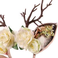 Great Pretenders Kostümkleid Hirsch Reh mit Geweih Woodland 7 - 8 Jahre