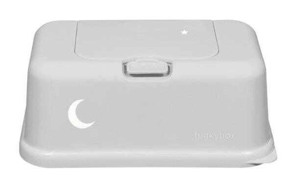 Funkybox Wet Wipe Dispenser Soft Grey Moon