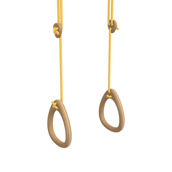 Indoor Gymnastic Rings Lillagunga Oak Yellow 2.0 - 2.8 m (N)