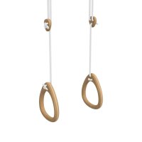 Indoor Gymnastic Rings Lillagunga Oak White 2.0 - 2.8 m (N)