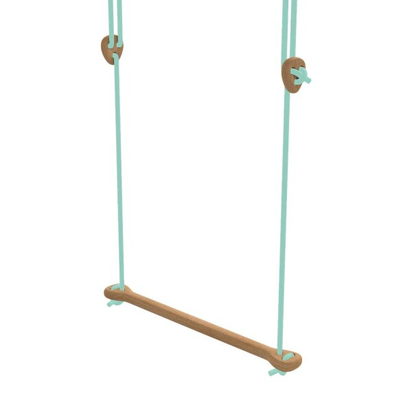 Kids Trapeze, Trapeze Swing, Trapeze Bar, Lillagunga Bone Oak Mint 2.0 - 2.8 m (N)