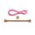 Kids Trapeze, Trapeze Swing, Trapeze Bar, Lillagunga Bone Oak Pink 2.0 - 2.8 m (N)