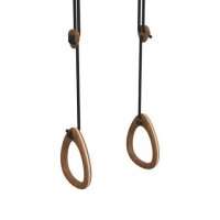 Lillagunga Outdoor Gymnastics Rings Walnut